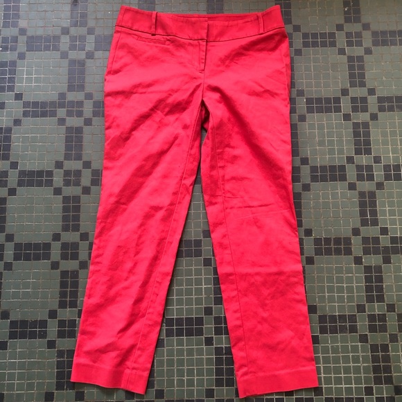 LOFT Pants - LOFT Marisa Pants, Red, Size 2 LOFT Pants - LOFT Marisa Pants, Red, Size 2